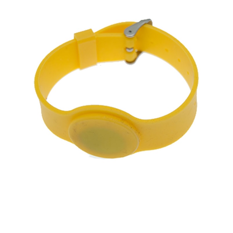 Bilde av Yellow wristband 13.56 1KB Adjustable strap. 70105017 (DE,SE,NO,FI,RO,PL)